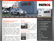 Tablet Screenshot of patrol.cz